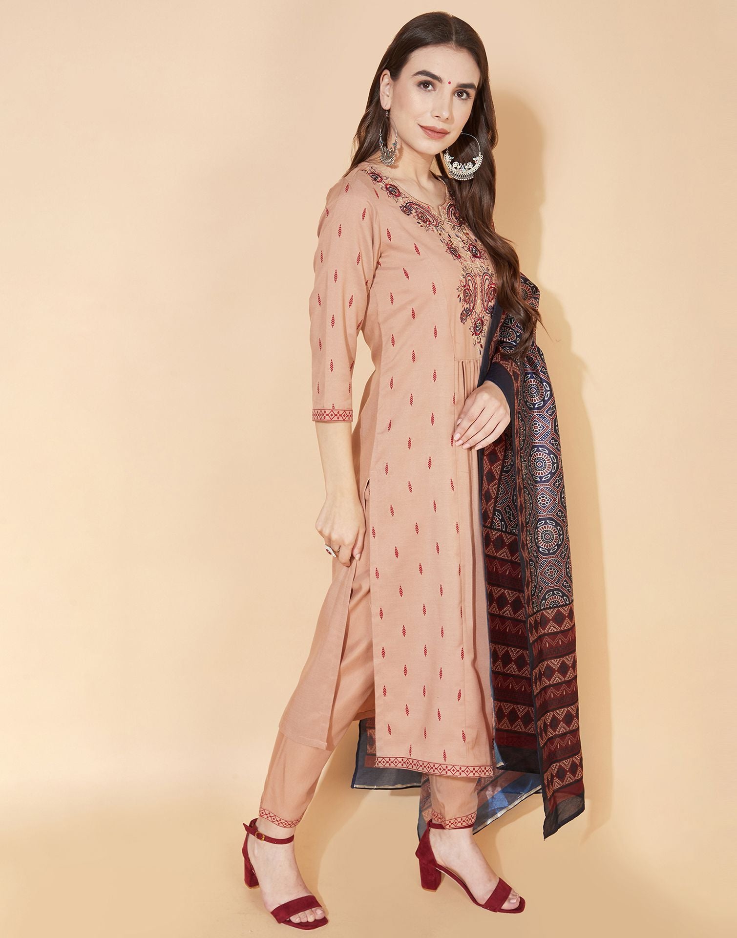 Latest #Brown Colour Kurti Designs|2020|#Brown Colour Dresses And Colour  Combination| - YouTube